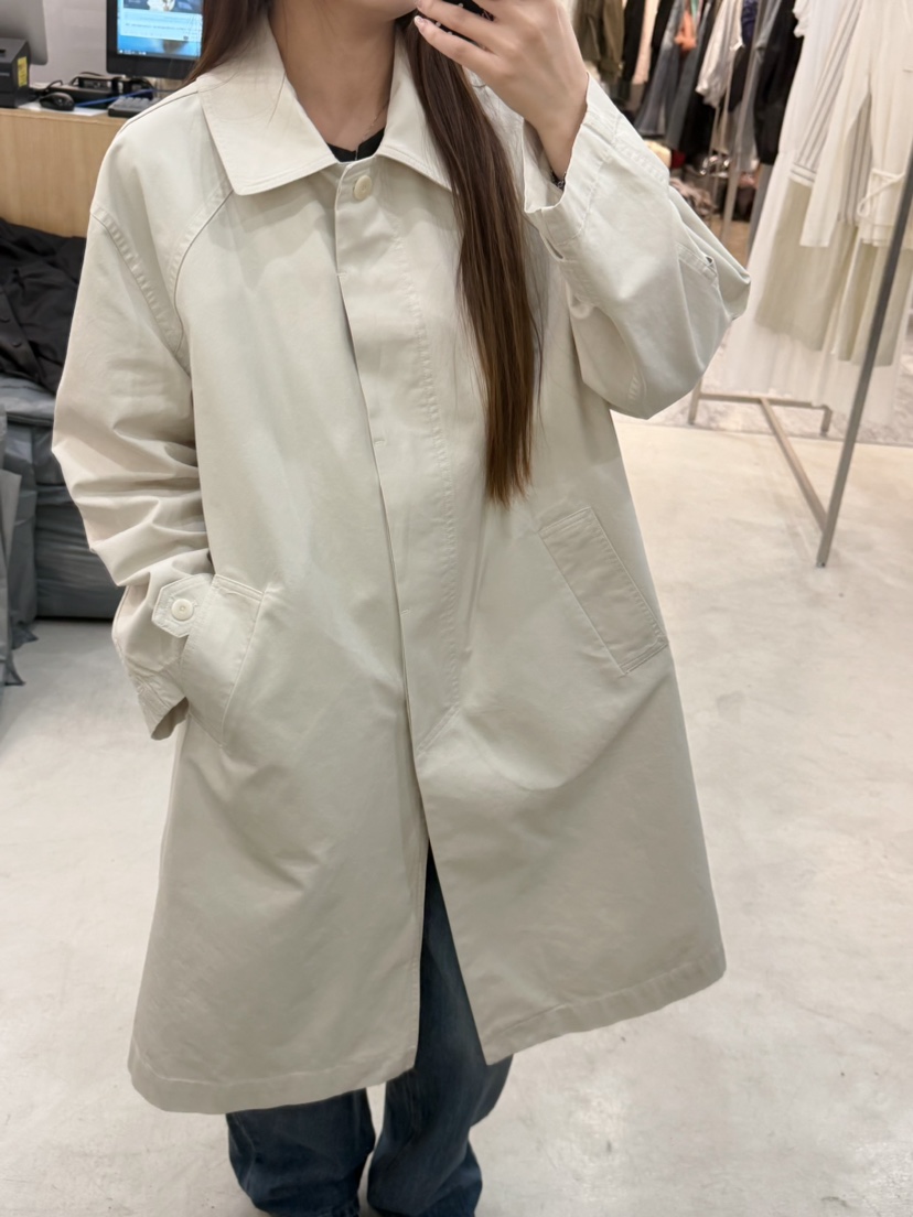 THE EYL韓國直郵女士新款人氣推薦熱賣職業26春夏長款風衣THE EYL長款風衣