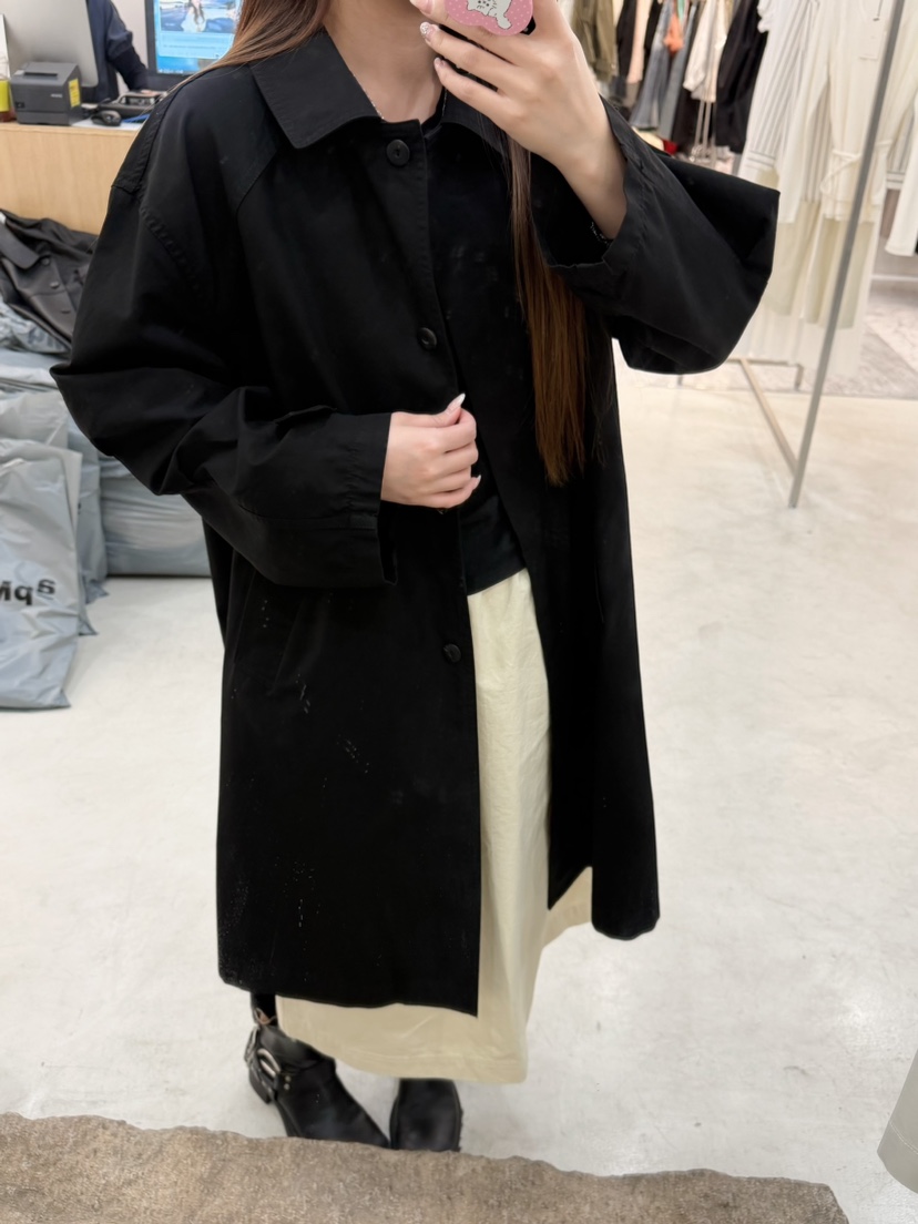 THE EYL韓國直郵女士新款人氣推薦熱賣職業26春夏長款風衣THE EYL長款風衣