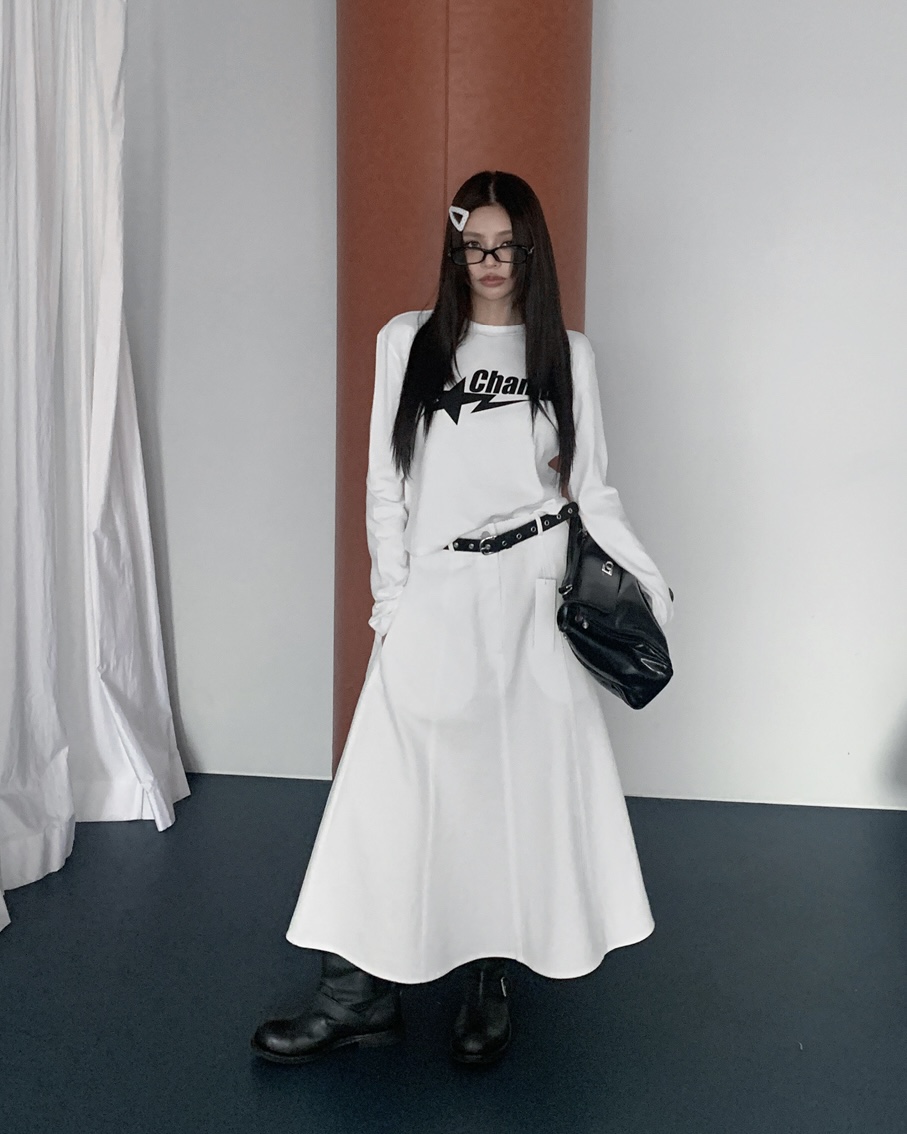 LIVE AID-P東大門直郵女士新款熱賣真品時尚職業推薦長裙LIVE AID-P長裙