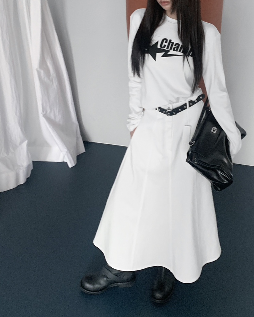 LIVE AID-P東大門直郵女士新款熱賣真品時尚職業推薦長裙LIVE AID-P長裙