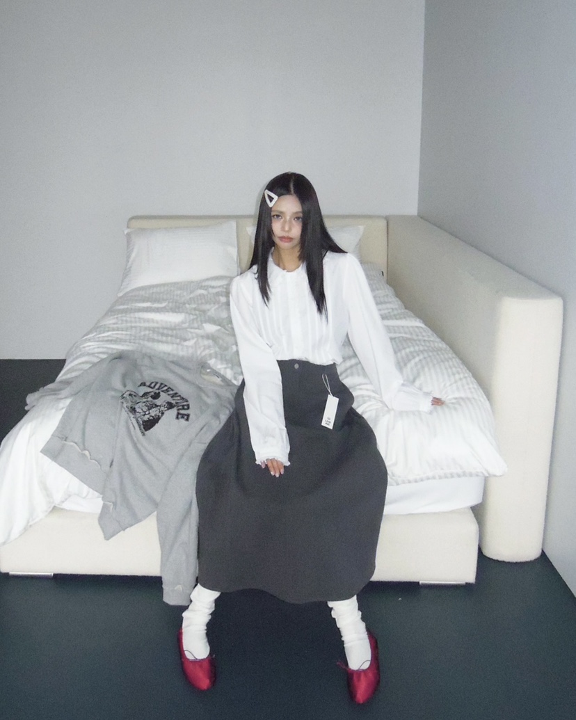 LIVE AID-P東大門直郵女士新款熱賣真品時尚職業推薦長裙LIVE AID-P長裙