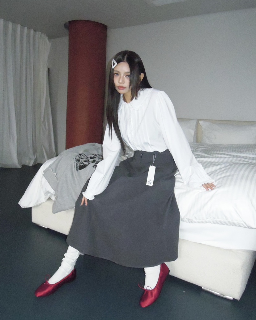 LIVE AID-P東大門直郵女士新款熱賣真品時尚職業推薦長裙LIVE AID-P長裙