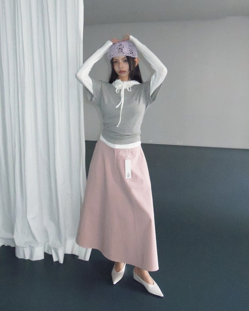 LIVE AID-P東大門直郵女士新款熱賣真品時尚職業推薦長裙LIVE AID-P長裙