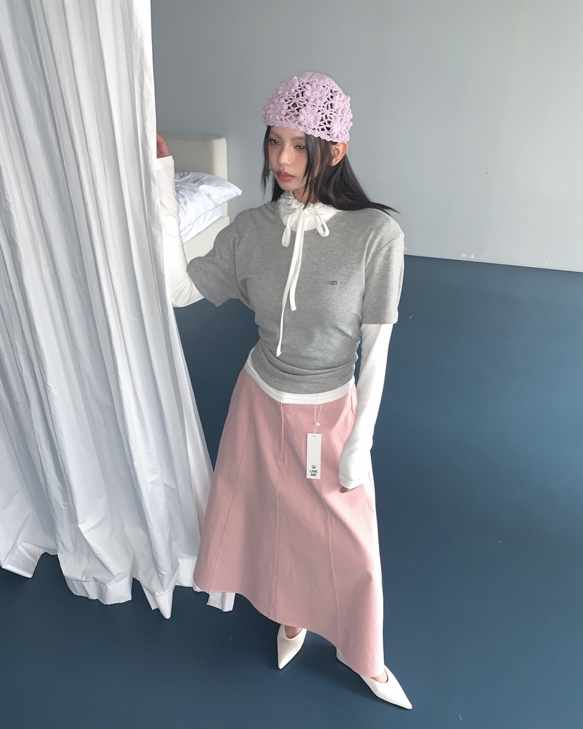 LIVE AID-P東大門直郵女士新款熱賣真品時尚職業推薦長裙LIVE AID-P長裙