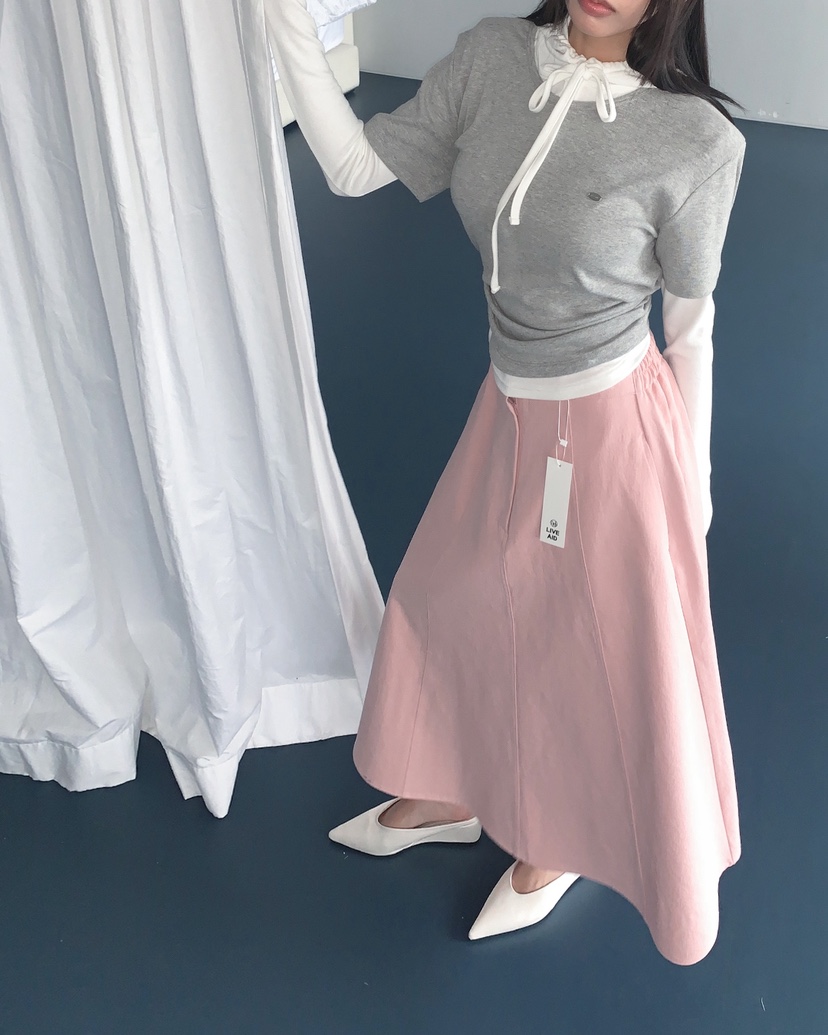 LIVE AID-P東大門直郵女士新款熱賣真品時尚職業推薦長裙LIVE AID-P長裙