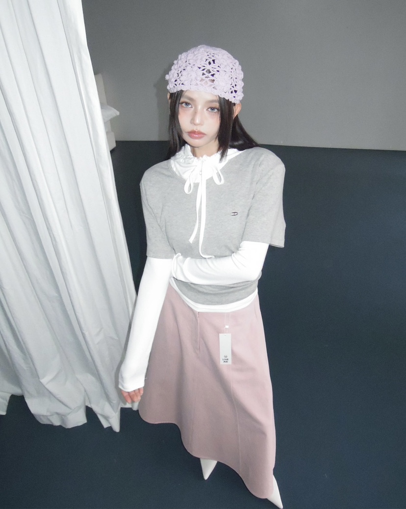 LIVE AID-P東大門直郵女士新款熱賣真品時尚職業推薦長裙LIVE AID-P長裙