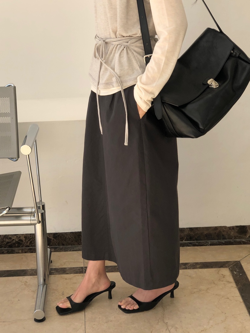 THE EYL韓國代購女士新款休閑推薦職業真品26春夏熱賣長裙THE EYL長裙