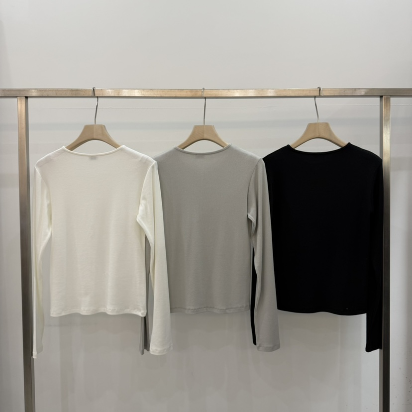 THE EYL韓國直郵女裝新品26春夏職業推薦人氣長袖T恤拉鏈THE EYL長袖T恤