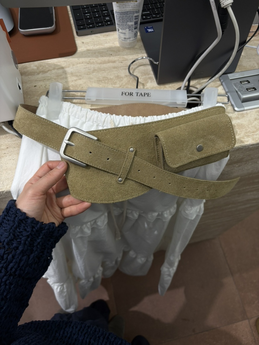 FOR TAPE韓國代購女士新款真品職業人氣熱賣腰帶口袋腰帶FOR TAPE腰帶圖色3