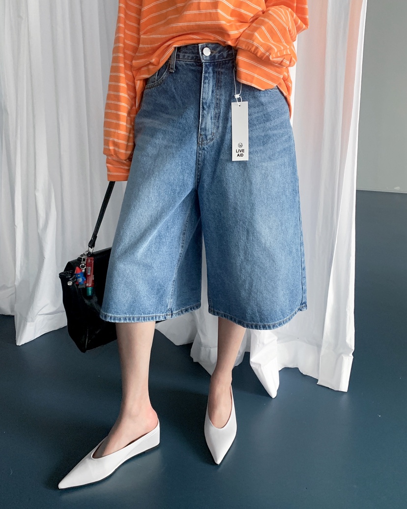 LIVE AID-P韓國代購女士新品熱賣時尚職業26春夏休閑短褲LIVE AID-P短褲