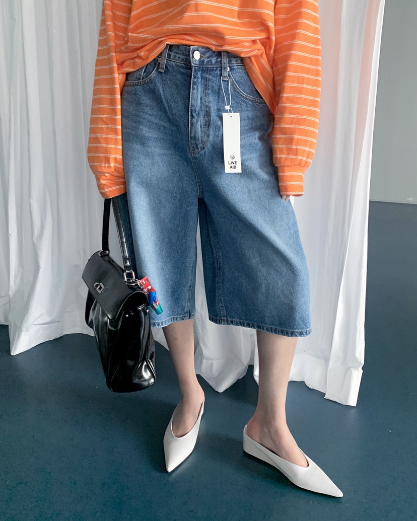 LIVE AID-P韓國代購女士新品熱賣時尚職業26春夏休閑短褲LIVE AID-P短褲
