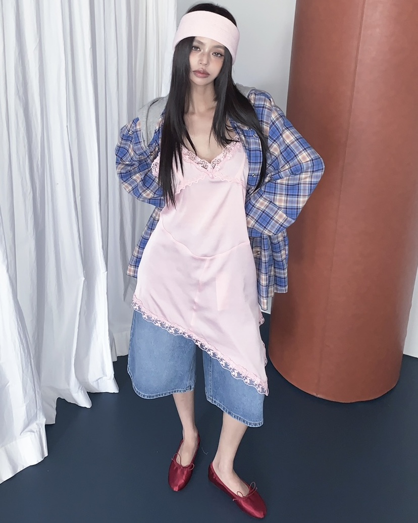 LIVE AID-P韓國代購女士新品熱賣時尚職業26春夏休閑短褲LIVE AID-P短褲