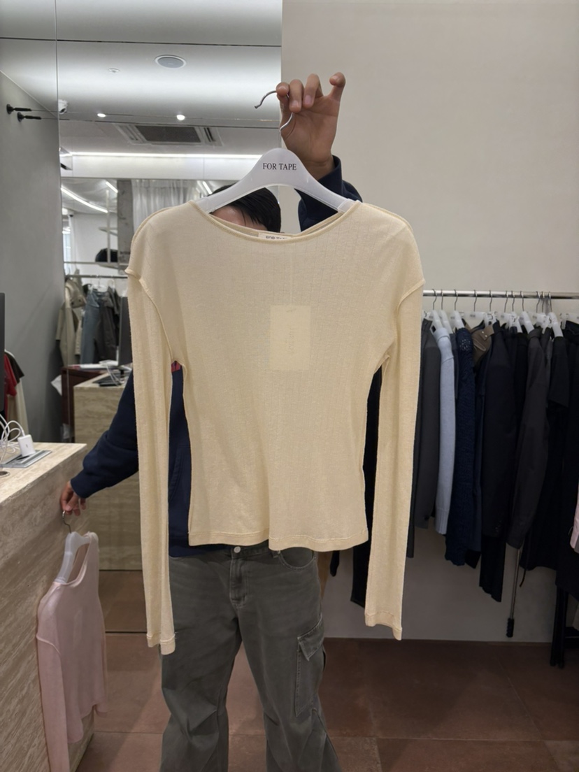 FOR TAPE東大門實拍女士新品推薦26春夏時尚熱賣長袖T恤FOR TAPE長袖T恤圖色2