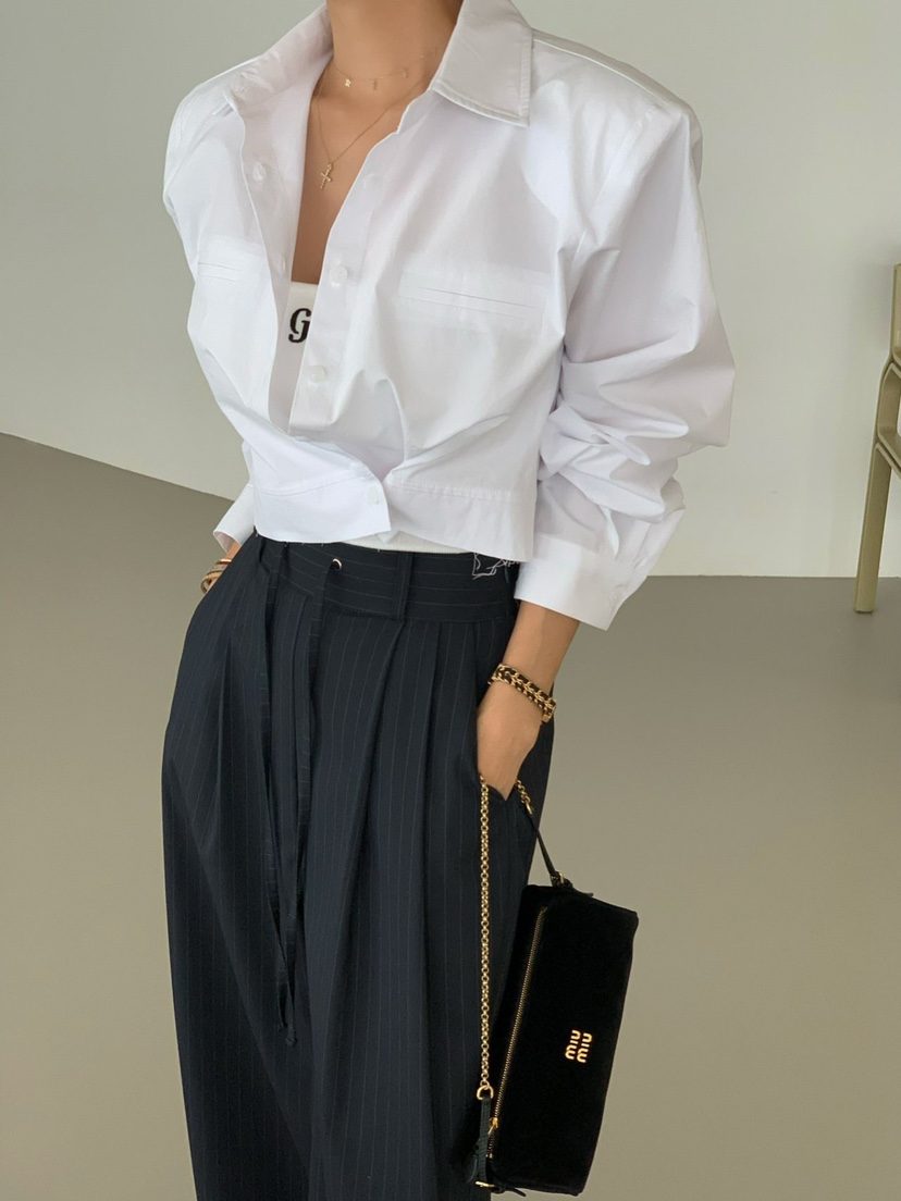 REVE CITE-L韓國直郵女士新款人氣26春夏休閑褲褶裥鏤空REVE CITE-L休閑褲