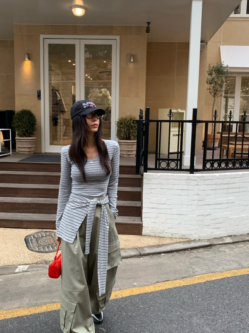 REVE CITE-L東大門代購女裝新款26春夏推薦休閑褲工裝褲REVE CITE-L休閑褲