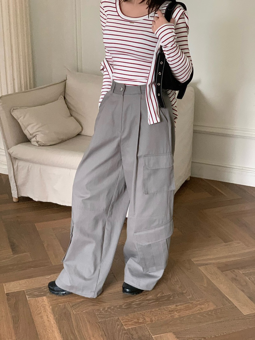 REVE CITE-L東大門代購女裝新款26春夏推薦休閑褲工裝褲REVE CITE-L休閑褲