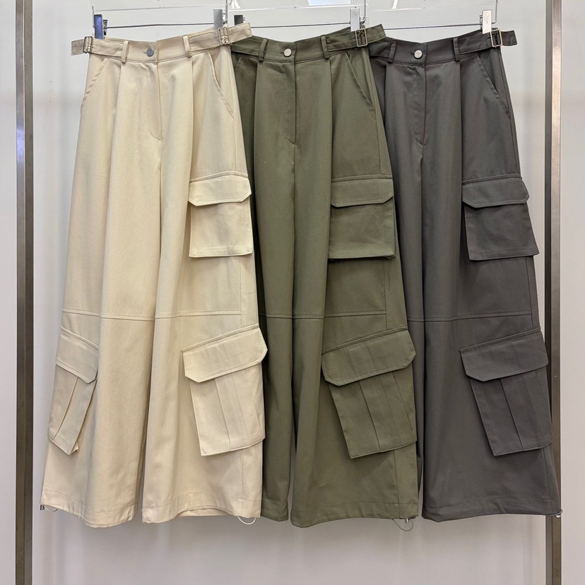 REVE CITE-L東大門代購女裝新款26春夏推薦休閑褲工裝褲REVE CITE-L休閑褲