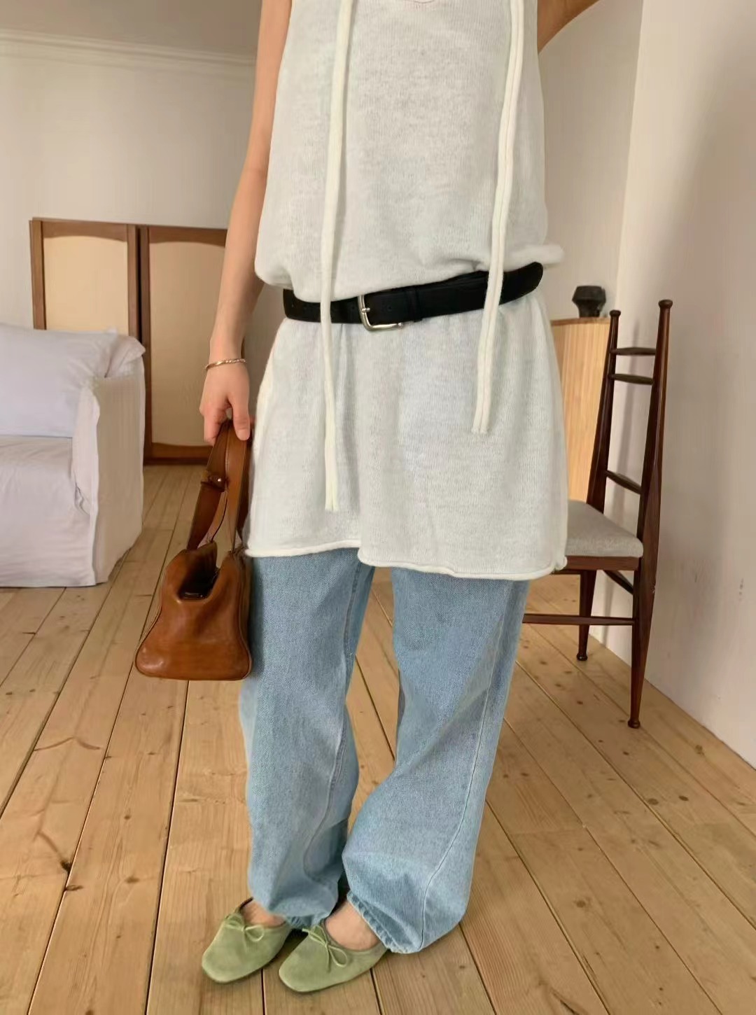 WELL ROW-T/WEARRAW東大門直郵女裝新款休閑連衣裙不含腰帶WELL ROW-T/WEARRAW連衣裙