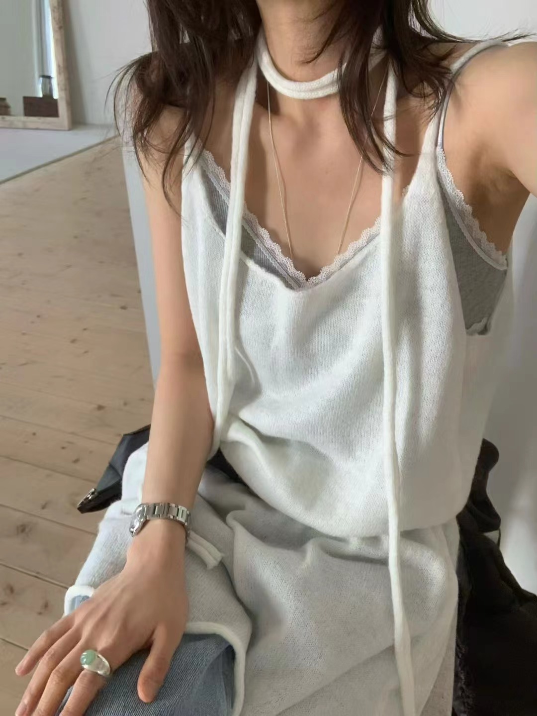 WELL ROW-T/WEARRAW東大門直郵女裝新款休閑連衣裙不含腰帶WELL ROW-T/WEARRAW連衣裙