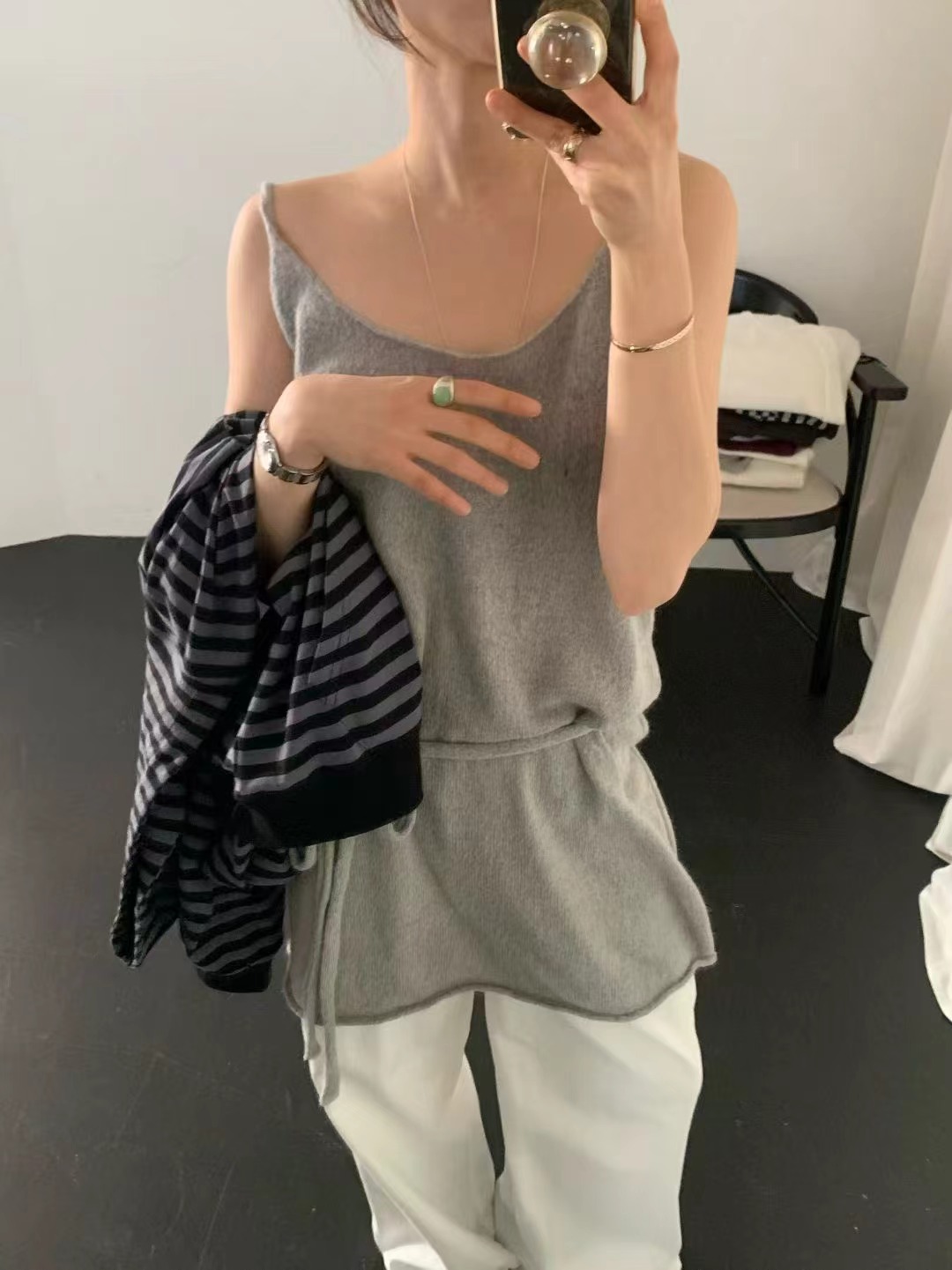 WELL ROW-T/WEARRAW東大門直郵女裝新款休閑連衣裙不含腰帶WELL ROW-T/WEARRAW連衣裙圖色2