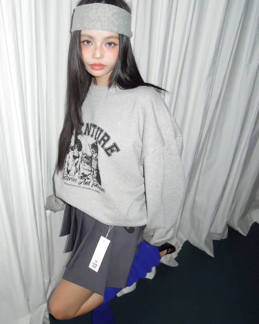 LIVE AID-P韓國代購女士新款熱賣26春夏時尚推薦真品裙褲LIVE AID-P裙褲