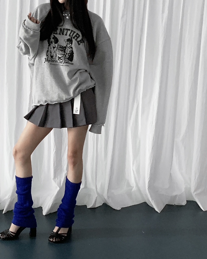 LIVE AID-P韓國代購女士新款熱賣26春夏時尚推薦真品裙褲LIVE AID-P裙褲