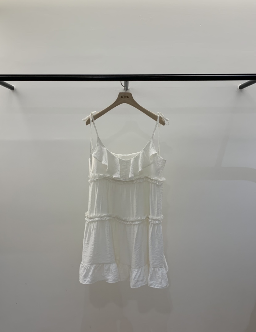 LA CREME韓國直郵女裝新品熱賣推薦人氣時尚真品連衣裙褶皺LA CREME連衣裙圖色2