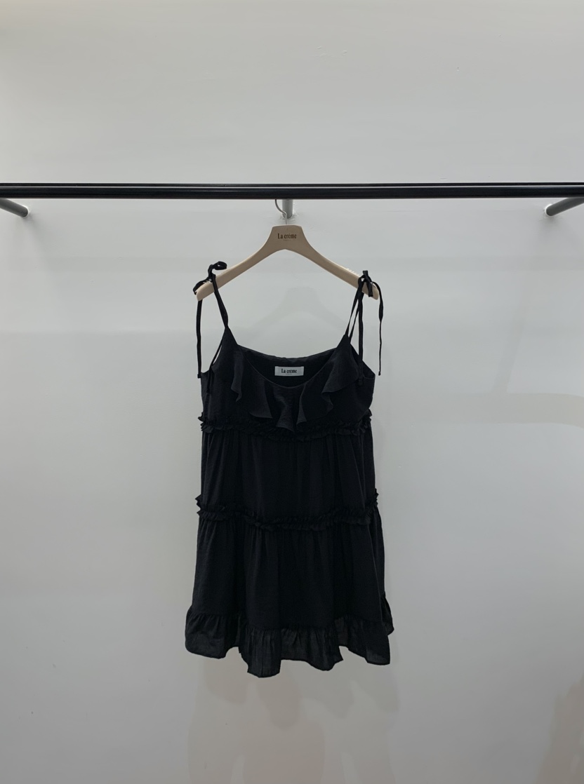 LA CREME韓國直郵女裝新品熱賣推薦人氣時尚真品連衣裙褶皺LA CREME連衣裙圖色3