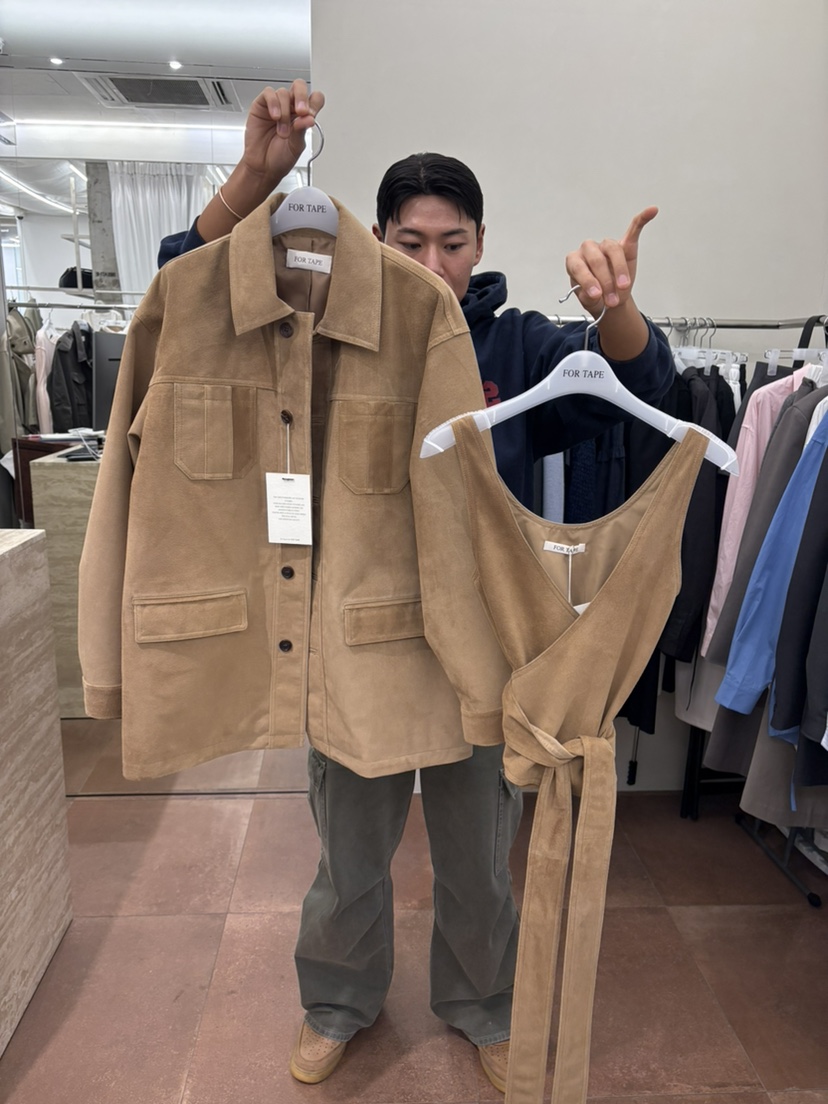 FOR TAPE東大門實拍女士新品26春夏休閑推薦真品夾克豬皮FOR TAPE夾克