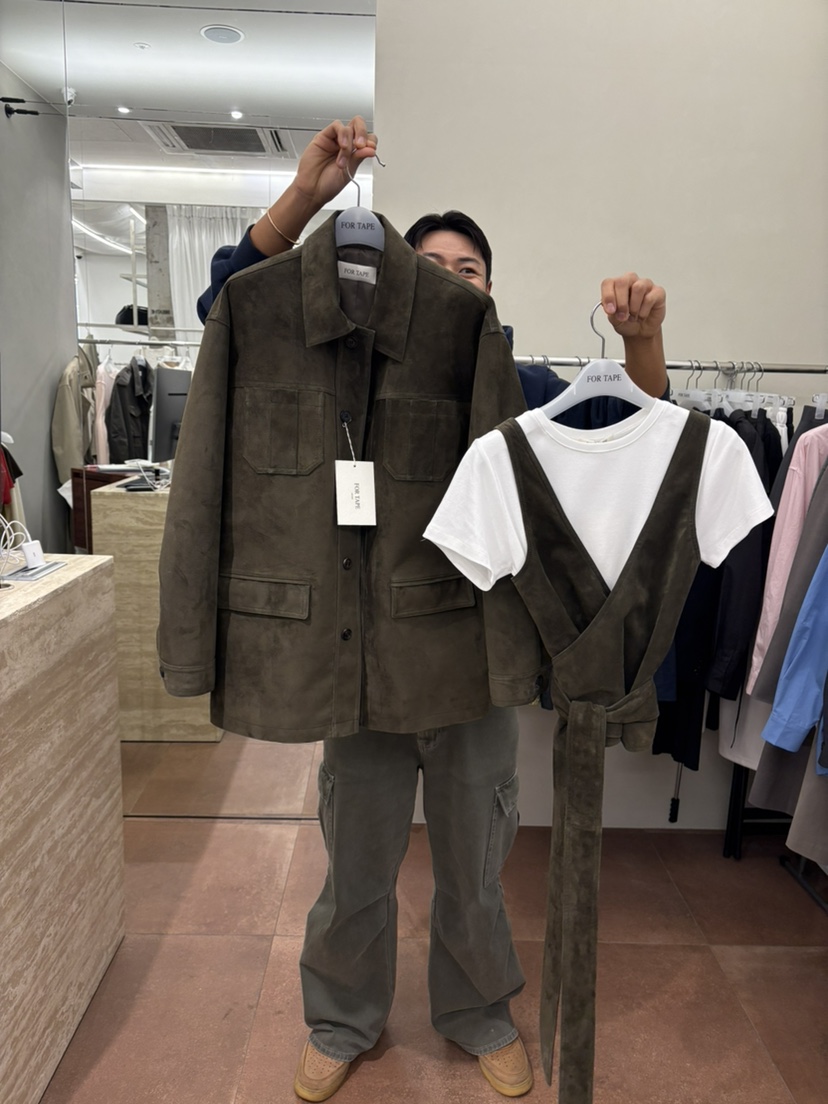 FOR TAPE東大門實拍女士新品26春夏休閑推薦真品夾克豬皮FOR TAPE夾克