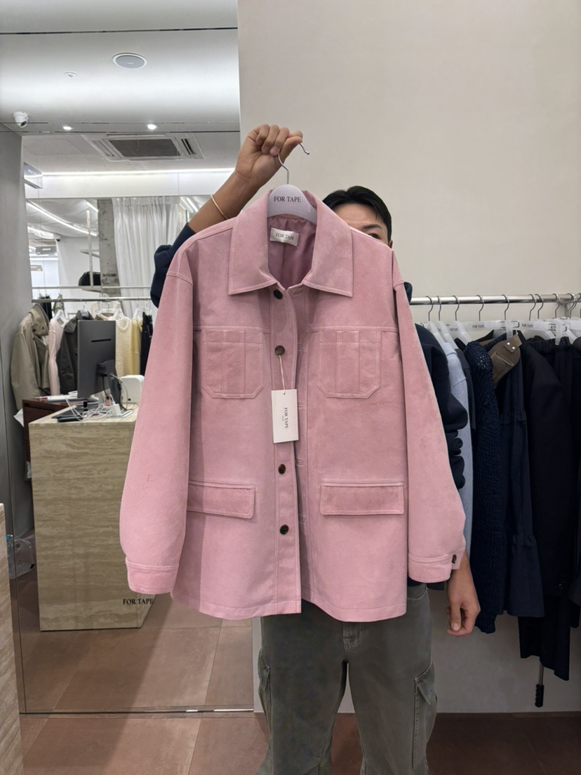 FOR TAPE東大門實拍女士新品26春夏休閑推薦真品夾克豬皮FOR TAPE夾克圖色1