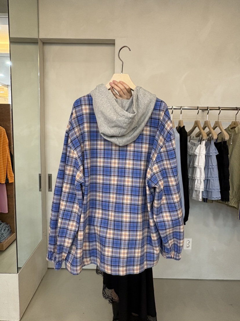 LIVE AID-P韓國直郵女士新款真品推薦襯衫蕾絲衫連帽衫LIVE AID-P襯衫/蕾絲衫