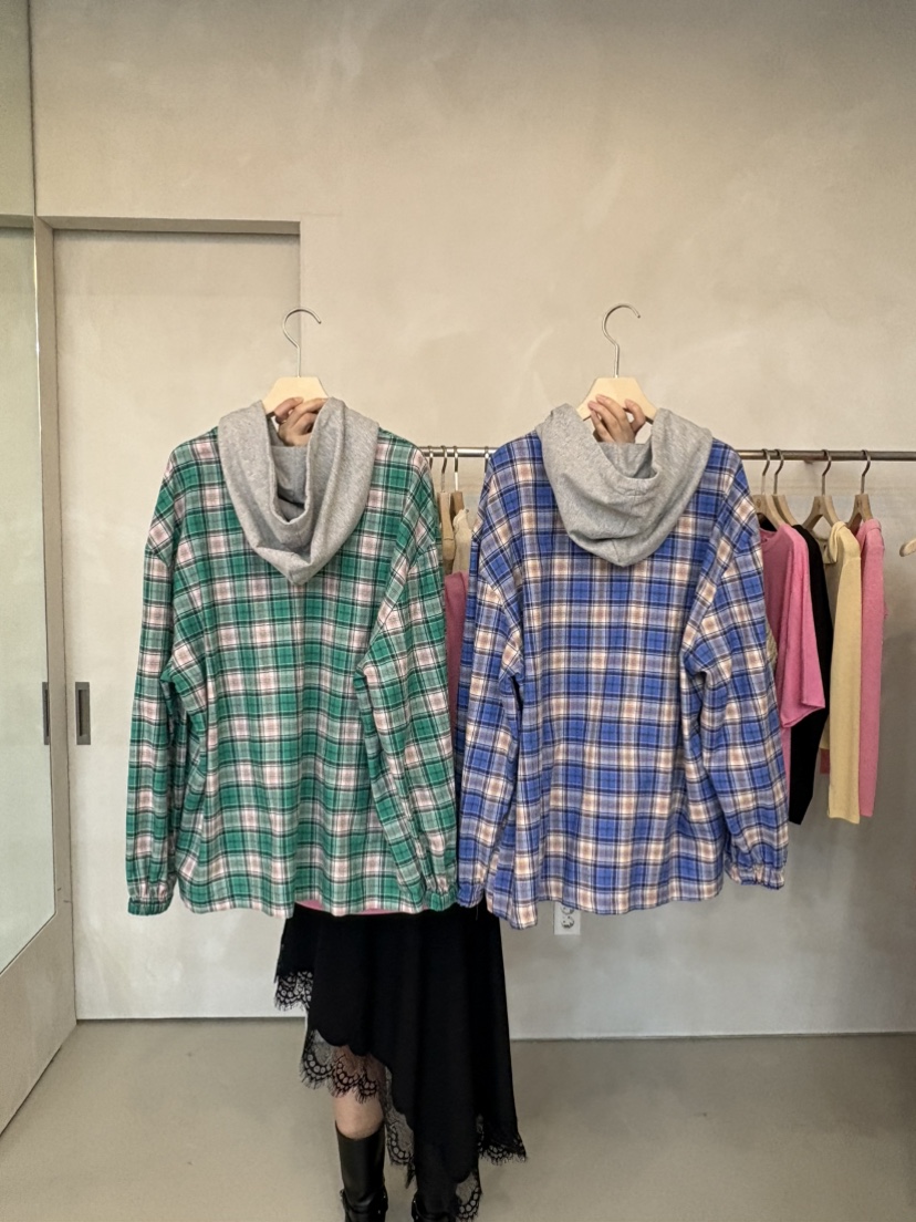 LIVE AID-P韓國直郵女士新款真品推薦襯衫蕾絲衫連帽衫LIVE AID-P襯衫/蕾絲衫