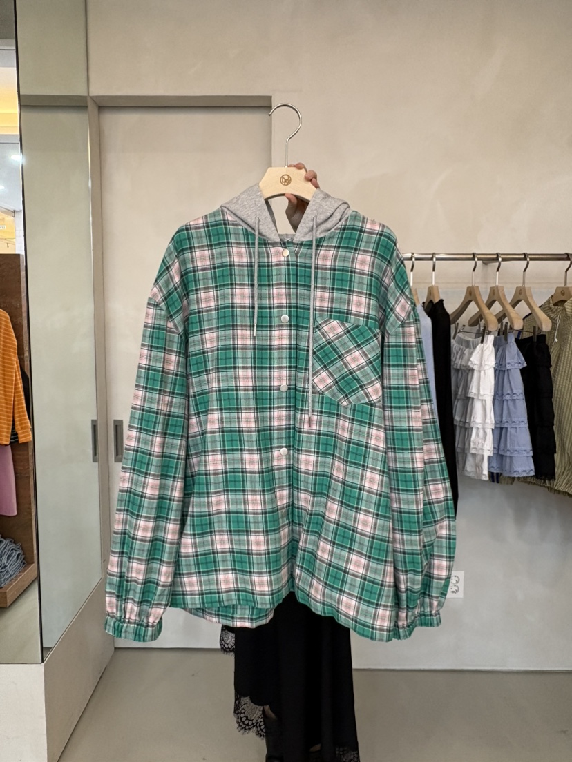 LIVE AID-P韓國直郵女士新款真品推薦襯衫蕾絲衫連帽衫LIVE AID-P襯衫/蕾絲衫圖色2