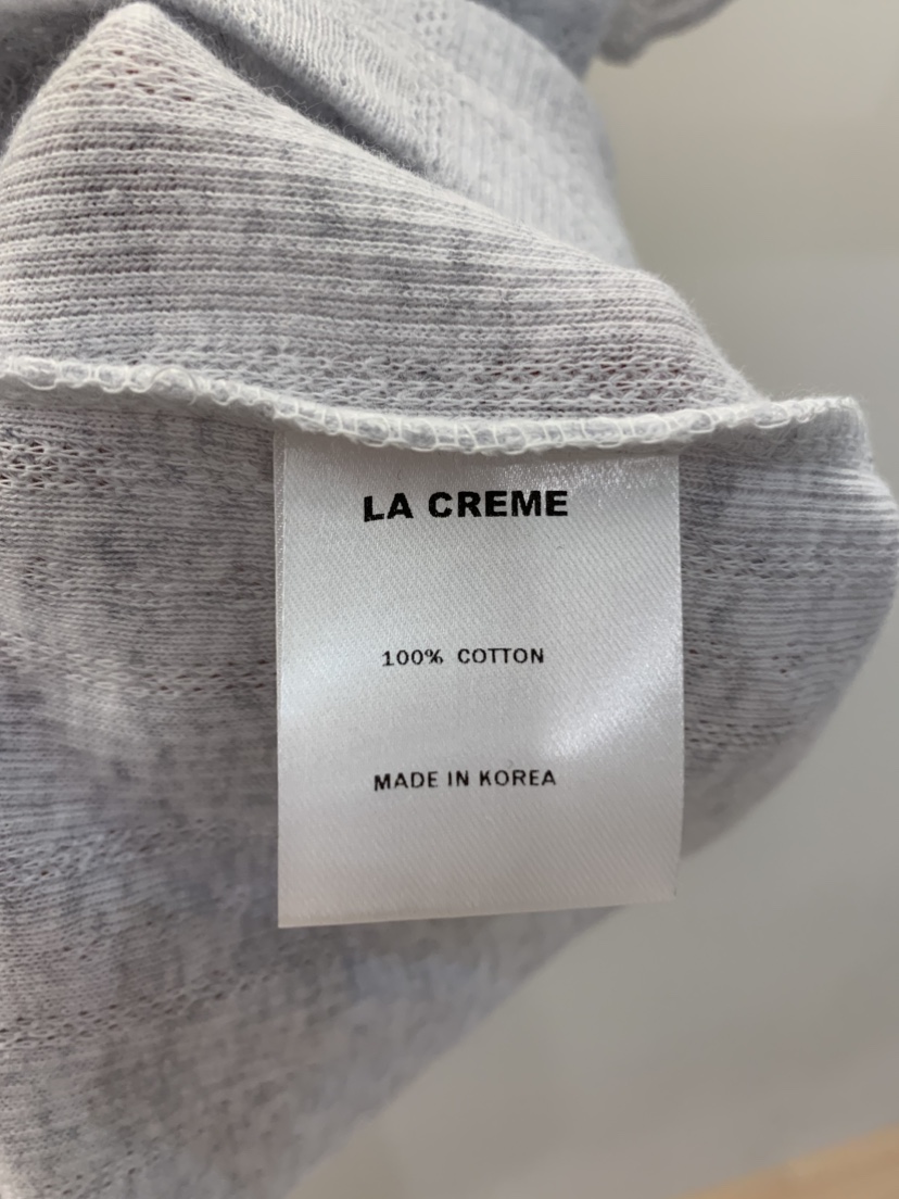 LA CREME韓國代購女裝新款人氣休閑時尚職業推薦真品T恤LA CREMET恤