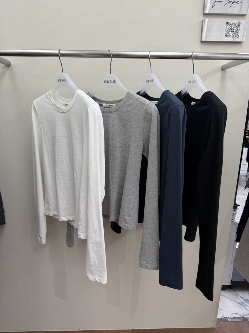 FOR TAPE東大門代購女士新款26春夏時尚推薦職業長袖T恤FOR TAPE長袖T恤