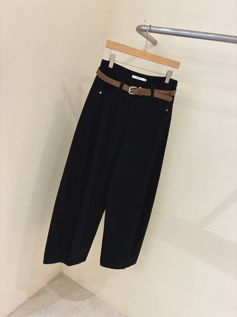 MUSE-P韓國代購女士新款休閑人氣26春夏休閑褲不含腰帶系帶MUSE-P休閑褲圖色1