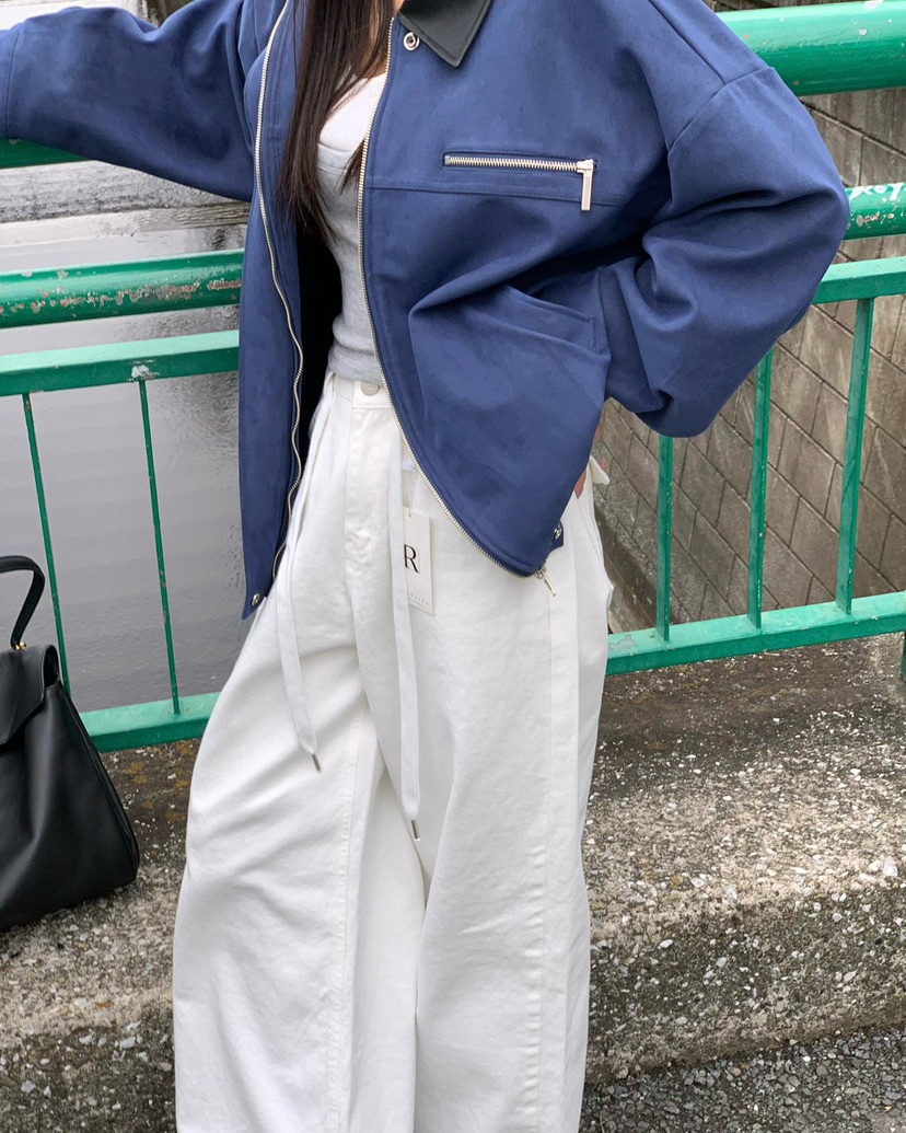 REVE CITE-L韓國直郵女士新品人氣時尚職業休閑夾克皮革絨REVE CITE-L夾克