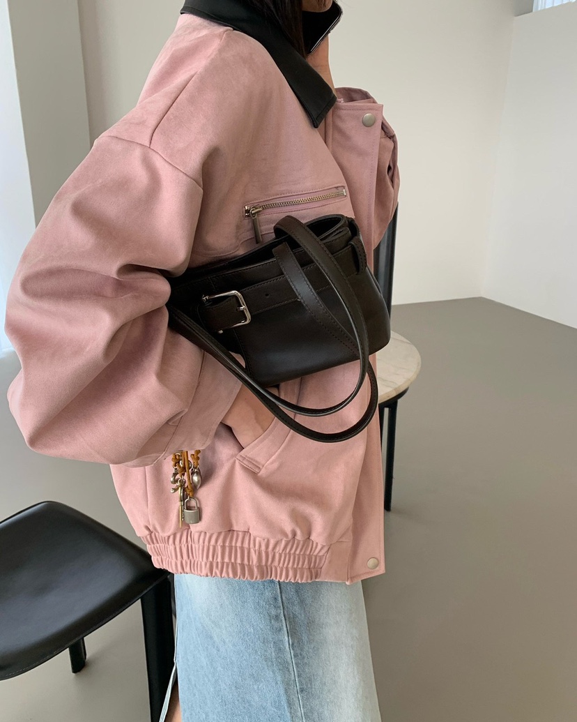 REVE CITE-L韓國直郵女士新品人氣時尚職業休閑夾克皮革絨REVE CITE-L夾克