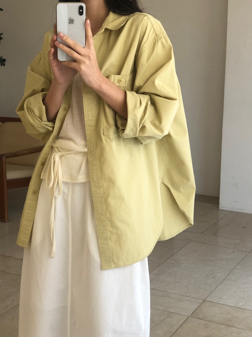 THE EYL東大門實拍女裝新款熱賣人氣26春夏襯衫蕾絲衫棉布THE EYL襯衫/蕾絲衫