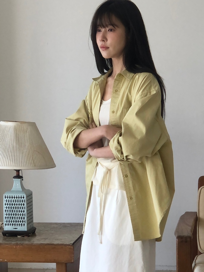 THE EYL東大門實拍女裝新款熱賣人氣26春夏襯衫蕾絲衫棉布THE EYL襯衫/蕾絲衫