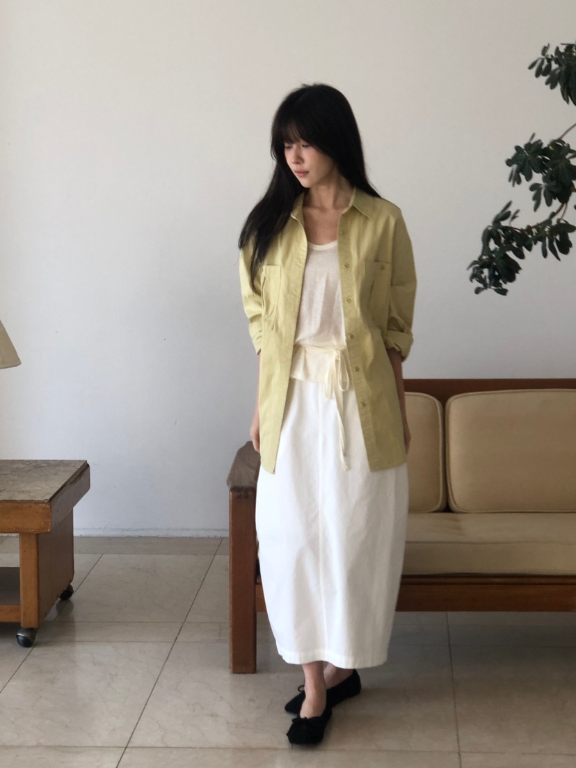 THE EYL東大門實拍女裝新款熱賣人氣26春夏襯衫蕾絲衫棉布THE EYL襯衫/蕾絲衫