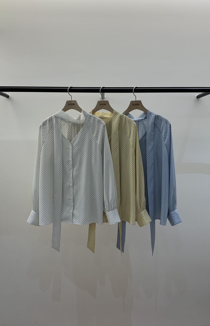 LA CREME東大門直郵女士新品熱賣職業真品休閑襯衫蕾絲衫LA CREME襯衫/蕾絲衫