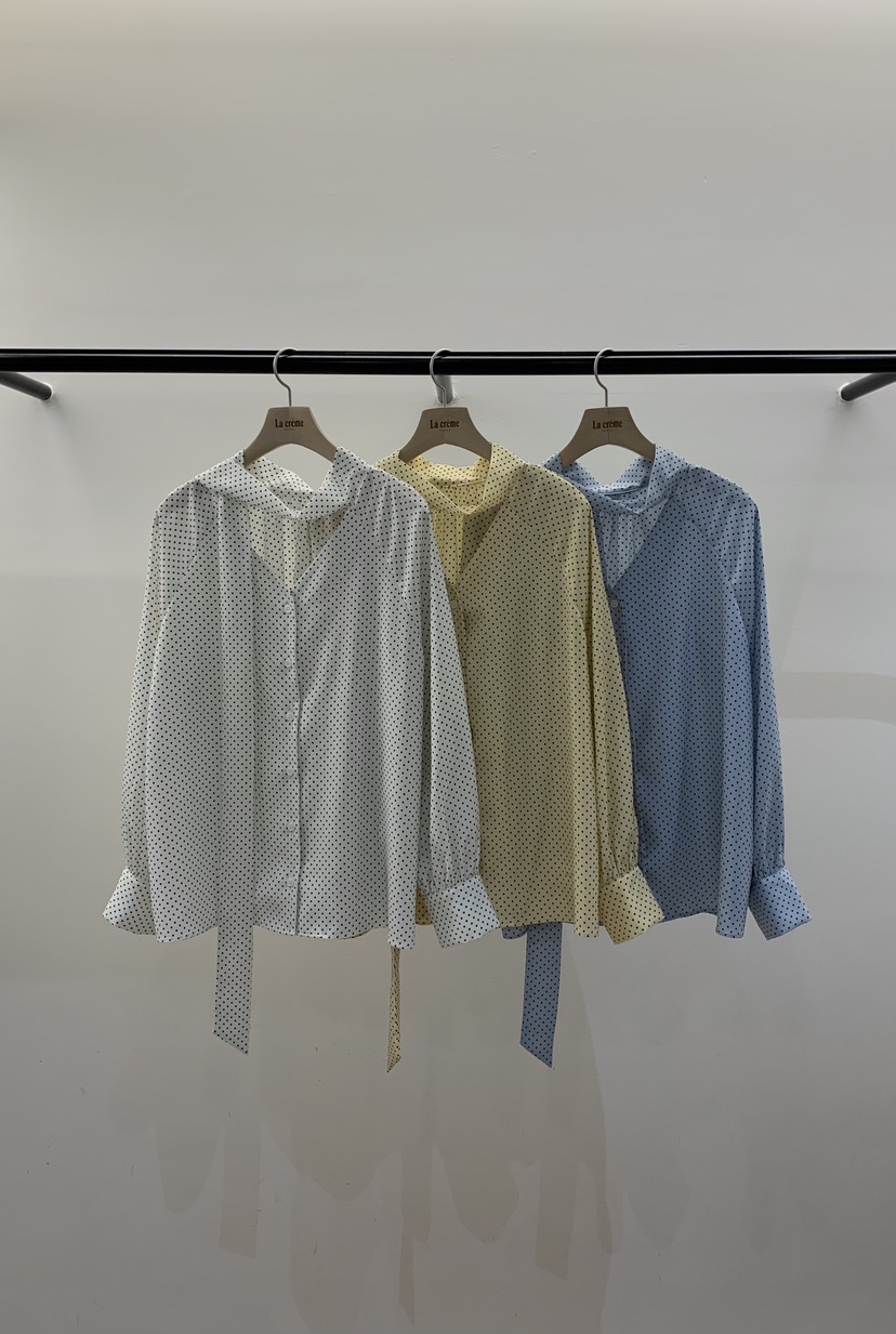 LA CREME東大門直郵女士新品熱賣職業真品休閑襯衫蕾絲衫LA CREME襯衫/蕾絲衫