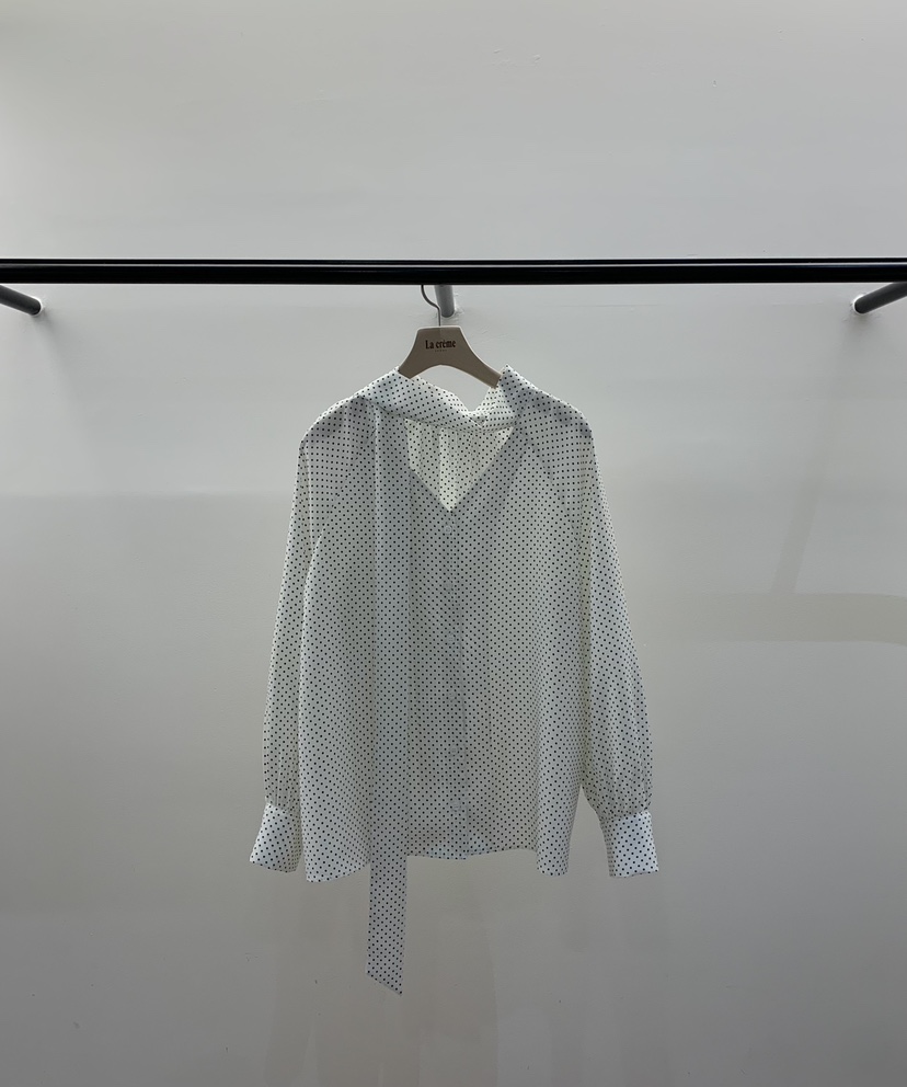 LA CREME東大門直郵女士新品熱賣職業真品休閑襯衫蕾絲衫LA CREME襯衫/蕾絲衫圖色1