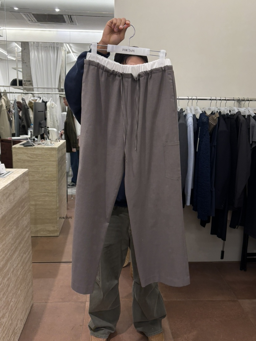 FOR TAPE東大門實拍女裝新款休閑人氣26春夏推薦休閑褲腰帶FOR TAPE休閑褲圖色2