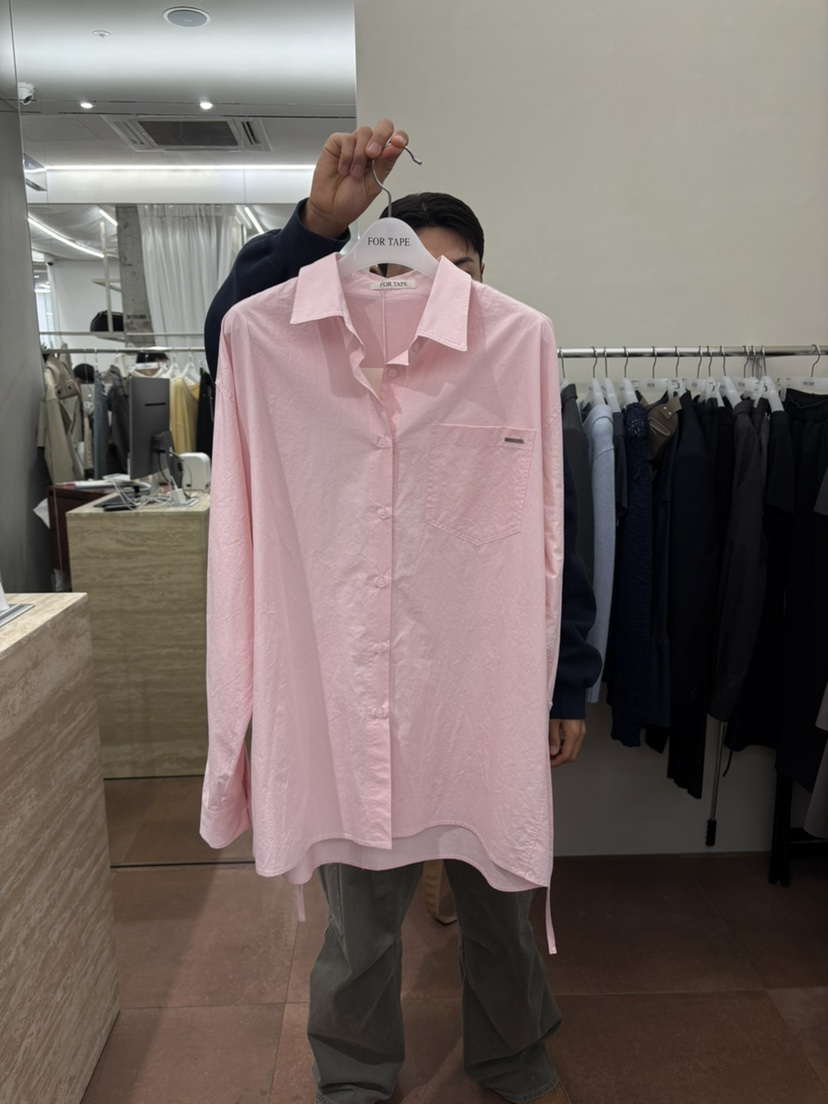 FOR TAPE韓國直郵女士新品熱賣真品時尚26春夏襯衫蕾絲衫系帶FOR TAPE襯衫/蕾絲衫圖色2