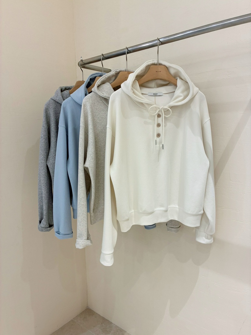 MUSE-P韓國代購女士新款休閑推薦熱賣時尚職業真品衛衣紐扣MUSE-P衛衣