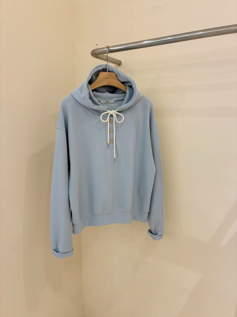 MUSE-P韓國代購女士新款休閑推薦熱賣時尚職業真品衛衣紐扣MUSE-P衛衣圖色2