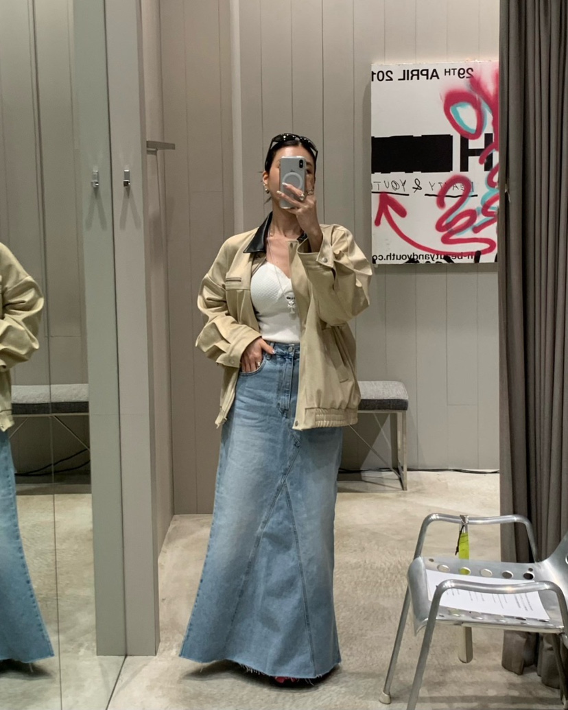 REVE CITE-L東大門直郵女裝新款休閑職業推薦人氣熱賣長裙REVE CITE-L長裙